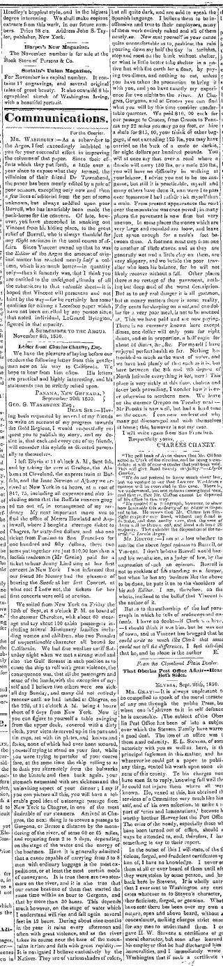 other Newspaper clipping from Nov 12, 1850 5888287