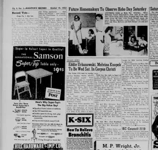 other Newspaper clipping from Oct 30, 1952 5888900