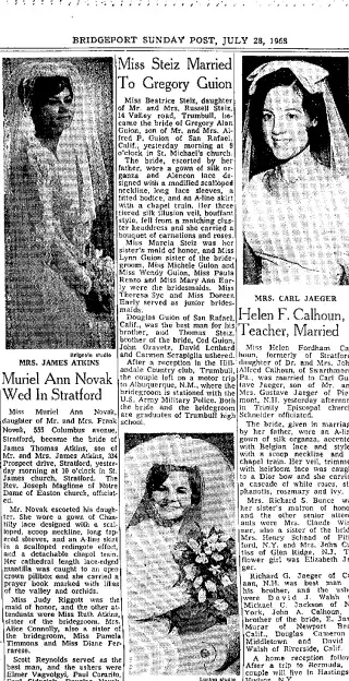 Marriage Newspaper clipping from Jul 28, 1968 5889058