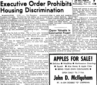 other Newspaper clipping from Nov 21, 1962 5889342