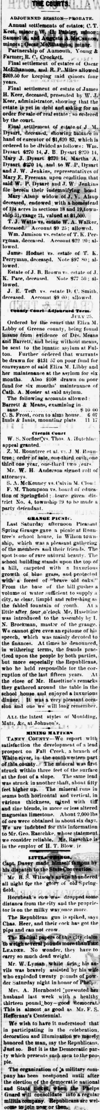other Newspaper clipping from Jul 27, 1876 5890631