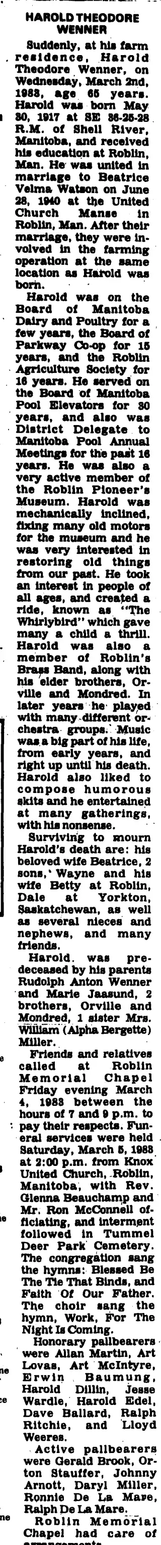 other Newspaper clipping from Mar 16, 1983 5890715