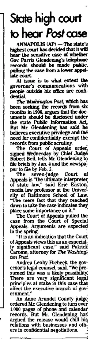 other Newspaper clipping from Nov 21, 1998 5890746