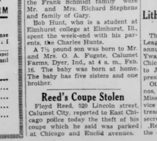 other Newspaper clipping from Feb 16, 1942 5890874