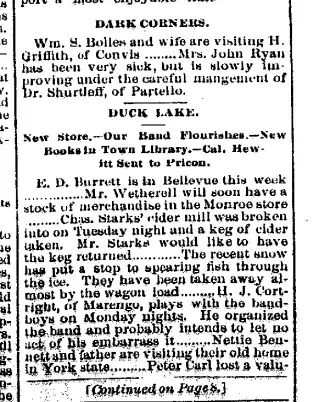 other Newspaper clipping from Jan 25, 1889 5891298