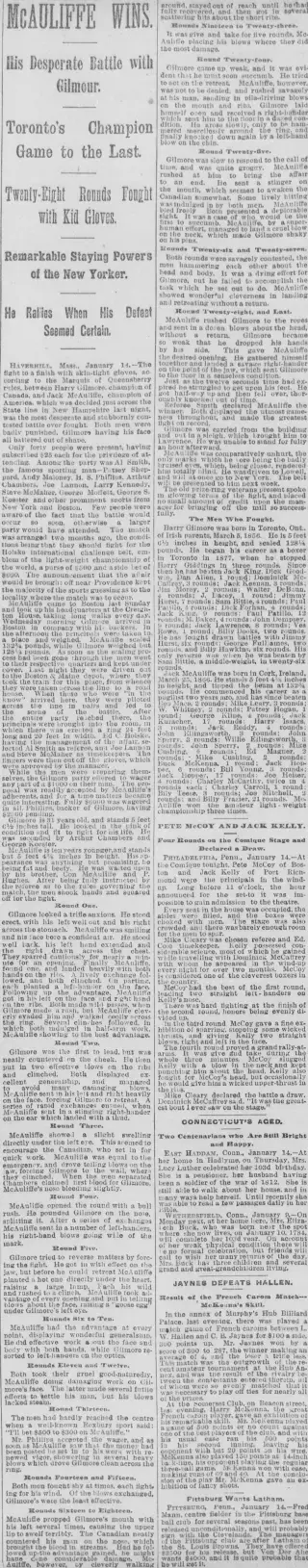 other Newspaper clipping from Jan 15, 1887 5892285