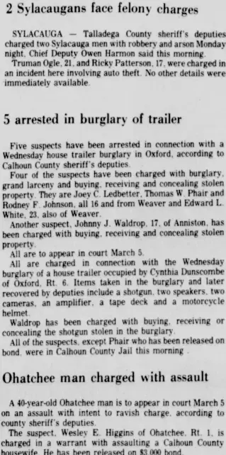 Crime Newspaper clipping from Feb 24, 1976 5892463