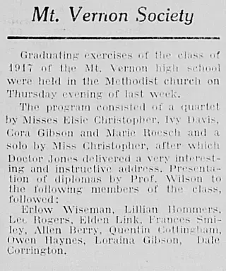 other Newspaper clipping from Jun 7, 1917 5892984