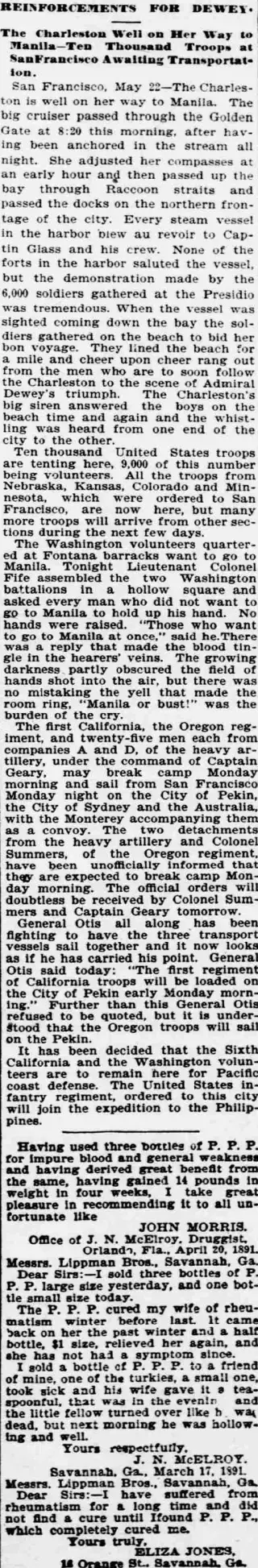 other Newspaper clipping from May 24, 1898 5893834