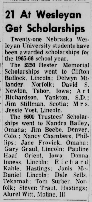 other Newspaper clipping from Oct 2, 1965 5894245