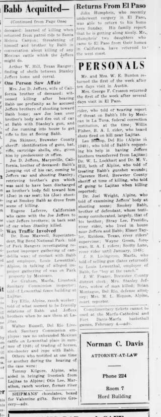 other Newspaper clipping from Feb 3, 1950 5894767