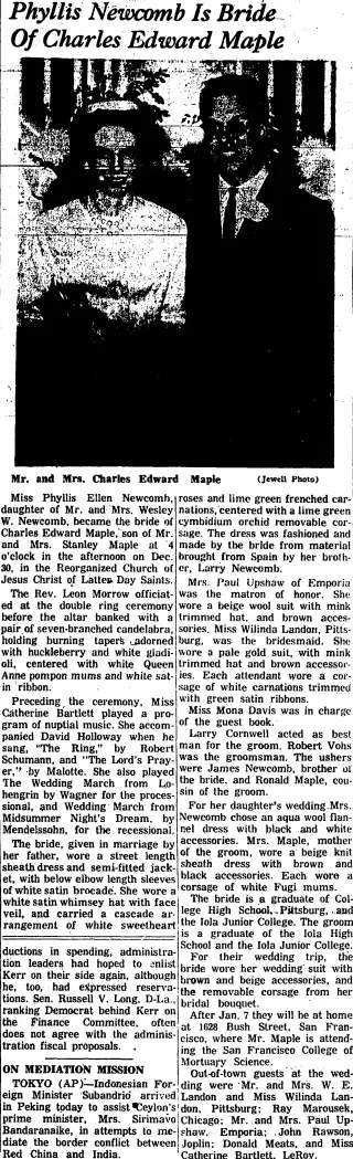 other Newspaper clipping from Jan 2, 1963 5894784