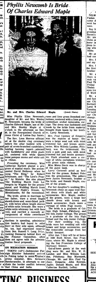 other Newspaper clipping from Jan 2, 1963 5894793