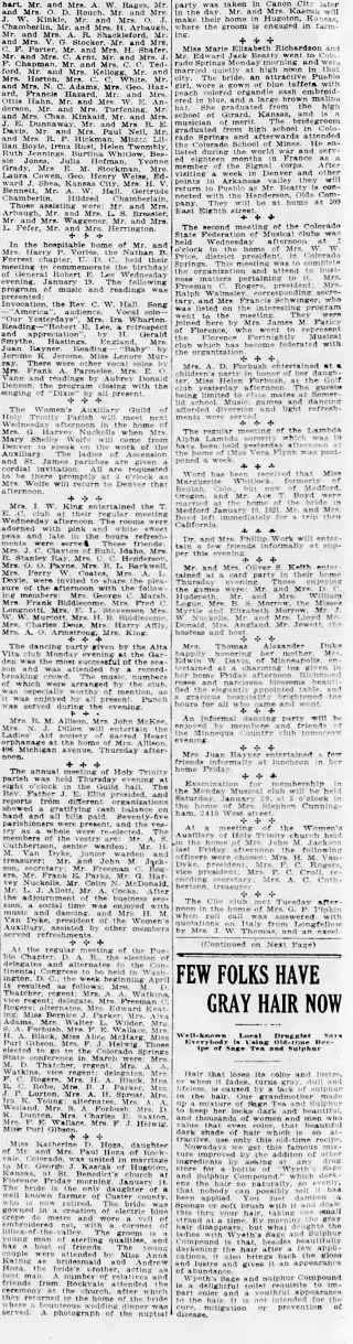 other Newspaper clipping from Jan 23, 1921 5895153