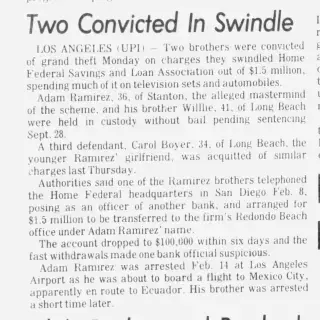 other Newspaper clipping from Aug 29, 1978 5895475