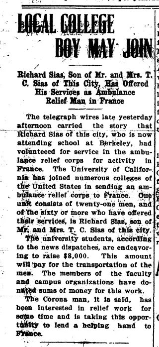Military Newspaper clipping from Mar 7, 1917 5897140