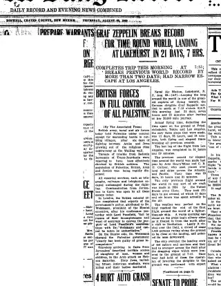 other Newspaper clipping from Aug 29, 1929 5897215