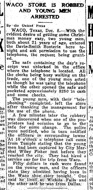other Newspaper clipping from Dec 9, 1923 5897809