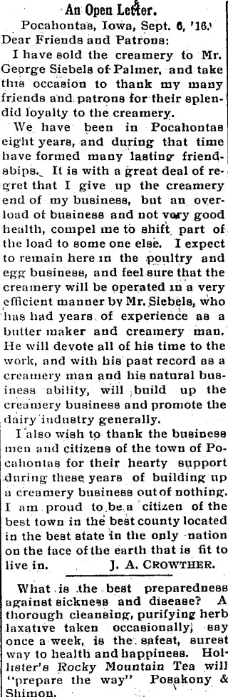 other Newspaper clipping from Sep 7, 1916 5898313