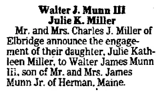 Marriage Newspaper clipping from Apr 15, 1990 5898890