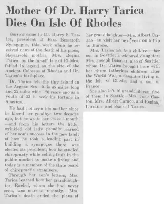 other Newspaper clipping from Dec 2, 1938 5899336