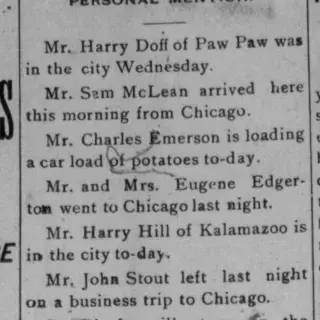 other Newspaper clipping from Nov 10, 1899 5899599