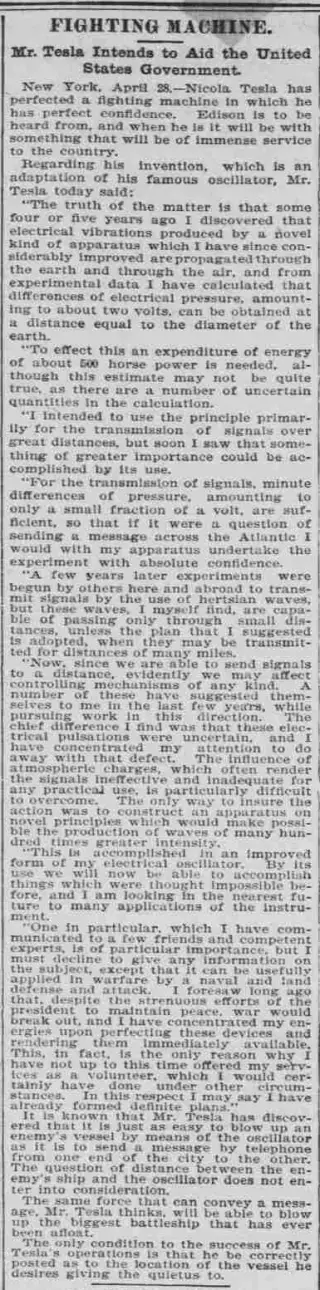 other Newspaper clipping from Apr 28, 1898 5899801