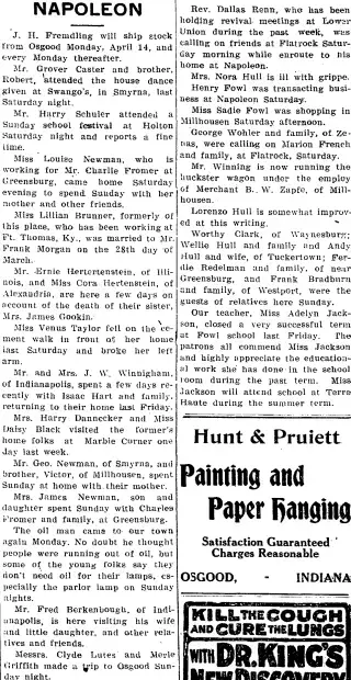 Marriage Newspaper clipping from Apr 9, 1913 5900065