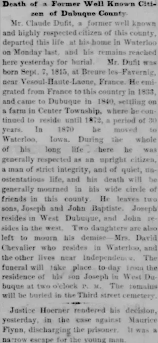 other Newspaper clipping from Feb 24, 1875 5900189