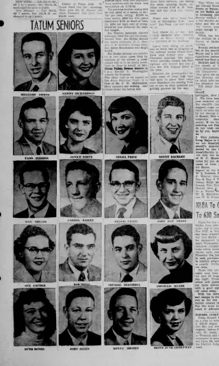 other Newspaper clipping from May 25, 1954 5900274