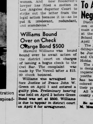 other Newspaper clipping from Apr 4, 1954 5900287