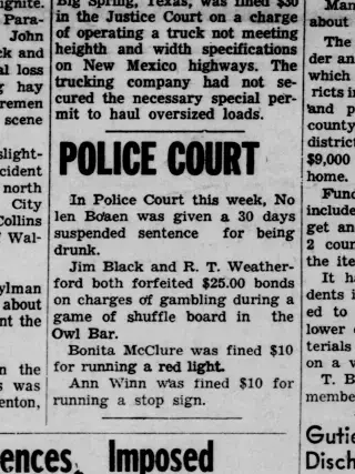 other Newspaper clipping from Jul 29, 1954 5900298