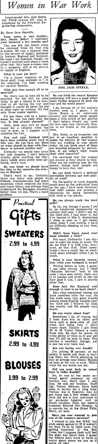 other Newspaper clipping from Dec 16, 1943 5900827