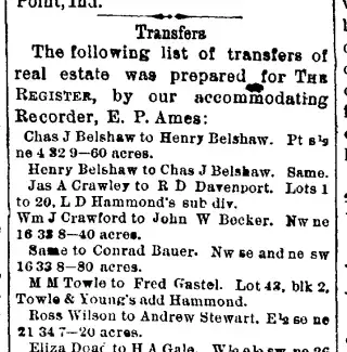 other Newspaper clipping from Feb 25, 1886 5900914