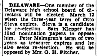other Newspaper clipping from Mar 9, 1934 5901068