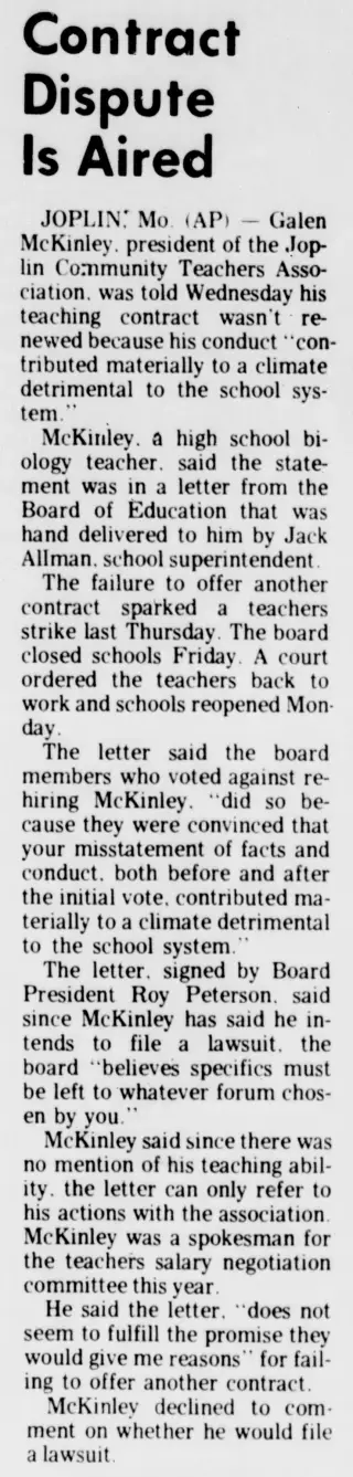 other Newspaper clipping from May 14, 1970 5901146