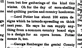 other Newspaper clipping from Jan 20, 1883 5901800