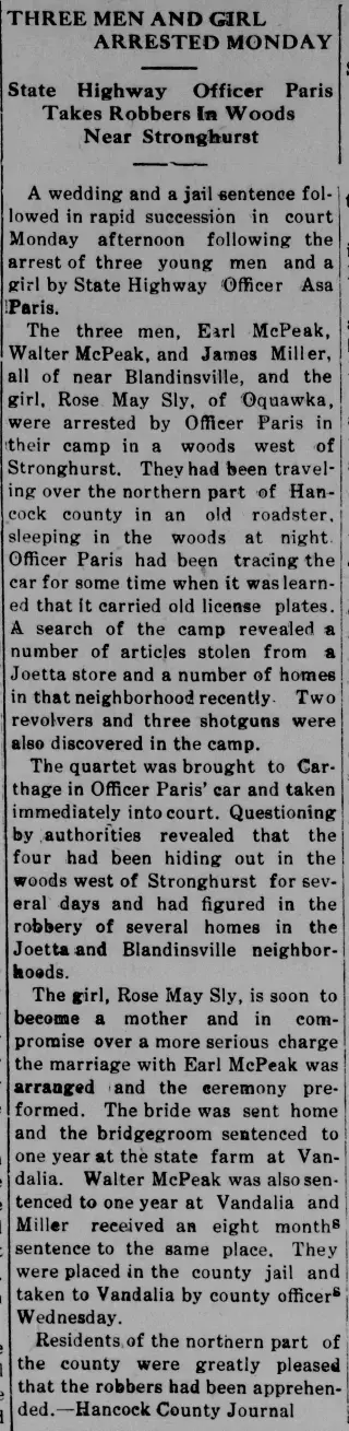 Crime Newspaper clipping from Jun 16, 1931 5901965