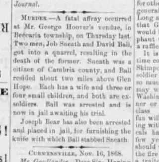 other Newspaper clipping from Nov 19, 1868 5902365