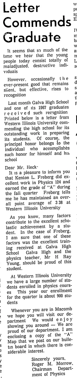 other Newspaper clipping from Feb 8, 1968 5902415