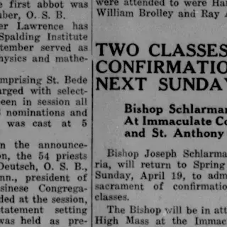 Marriage Newspaper clipping from Apr 16, 1942 5902706