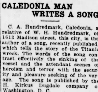 other Newspaper clipping from Nov 18, 1912 5903520