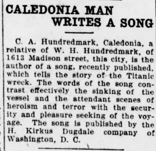 other Newspaper clipping from Nov 18, 1912 5903526