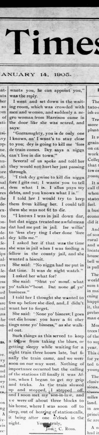 other Newspaper clipping from Jan 14, 1905 5904411