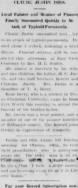 other Newspaper clipping from Oct 15, 1918 5904658