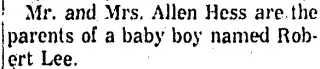 Birth Newspaper clipping from May 9, 1960 5904772