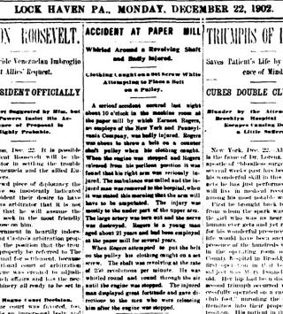 other Newspaper clipping from Dec 22, 1902 5905186