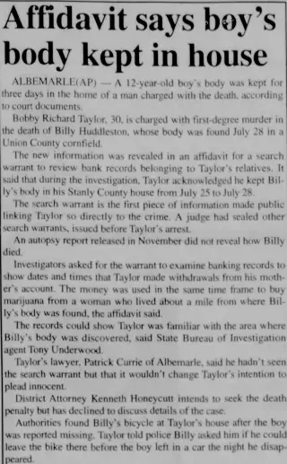 Crime Newspaper clipping from Feb 4, 2001 5906529