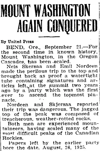other Newspaper clipping from Sep 21, 1925 5906600