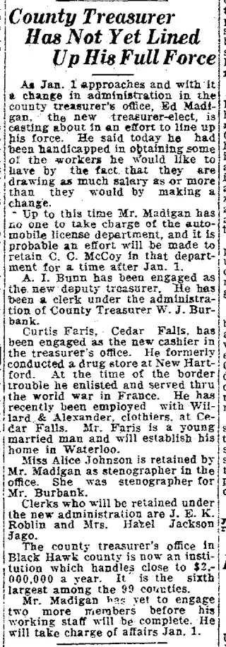 other Newspaper clipping from Dec 28, 1920 5906634